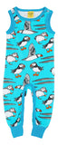 Dungaree | Puffin - Blue, Blue Atoll taping