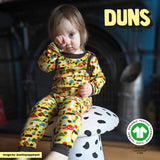 Long Sleeve Top | Mushrooms - Yellow. Brown Taping