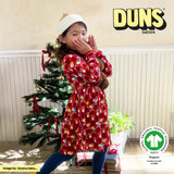 Long Sleeve Dress with Gathered Skirt | Candles