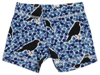 Short Pants | Black Bird - Blue