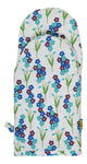 Cotton/ Linen All Over Printed Owen Mitten | Forget Me Not
