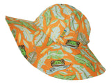 Sun Hat | Frogs - Orange