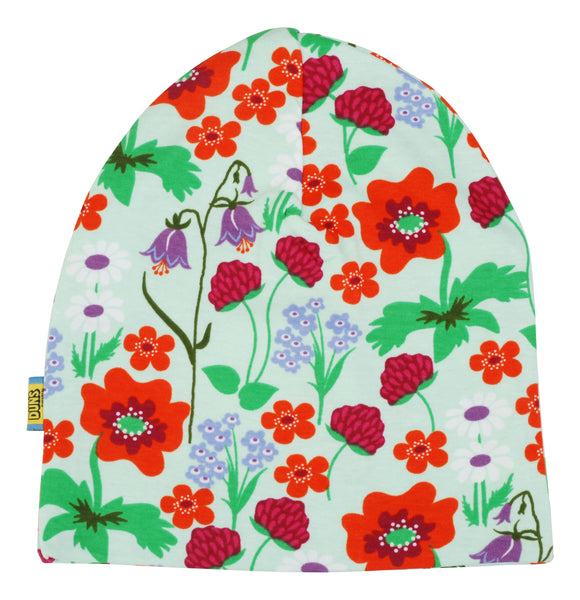 Double Layer Hat | Flowers - Bay Green